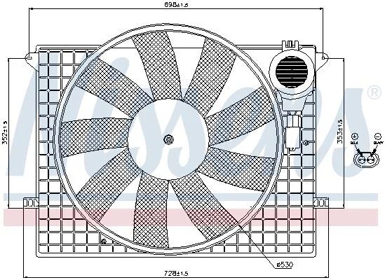 NISSENS FAN (A2205000093)