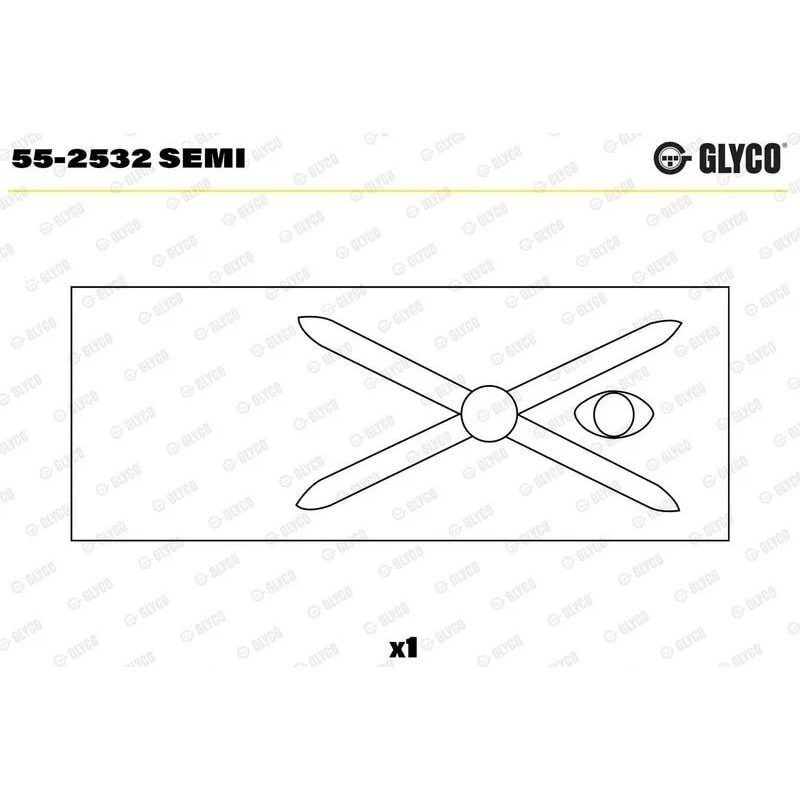 GLYCO PİSTON KOL BURCU 4 SİL.               55-2532 SEMİ (A1100380050)