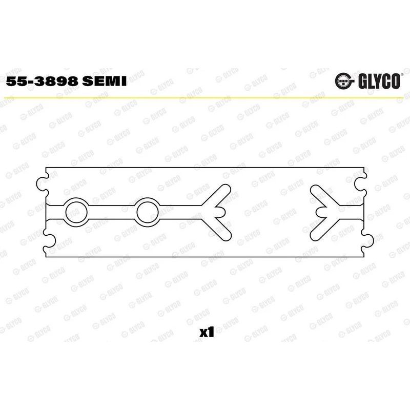 GLYCO PİSTON KOL BURCU 611/646 CDİ 30 MM TEK (A6110380150)