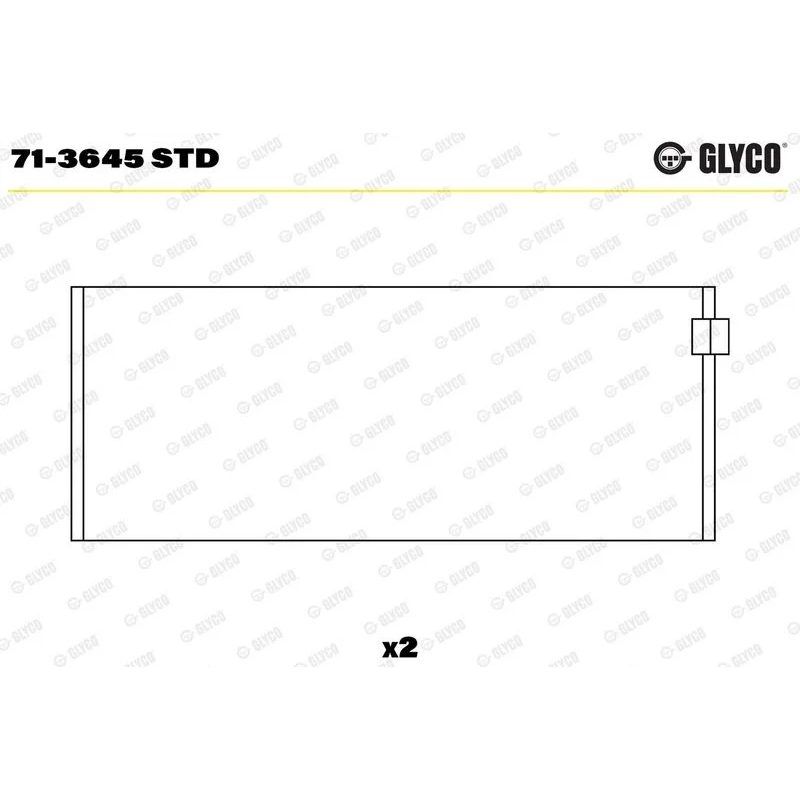 GLYCO YATAK 601/604 KOL  STD TURBO 1 SILINDIR (A6020301560)