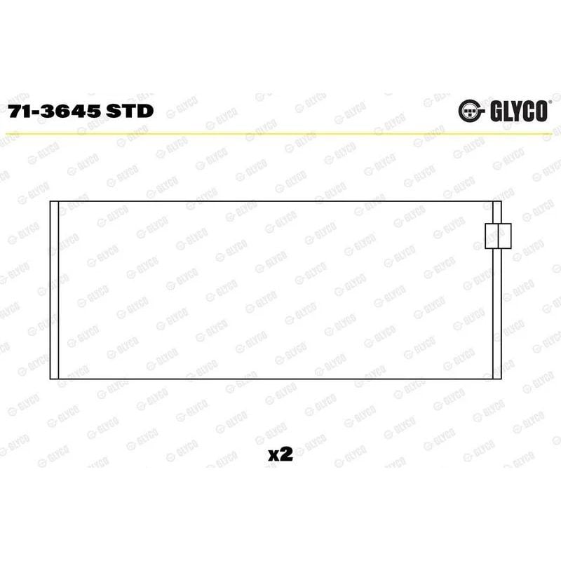 GLYCO YATAK 601/604 KOL  STD TURBO 1 SILINDIR (A6020301560)