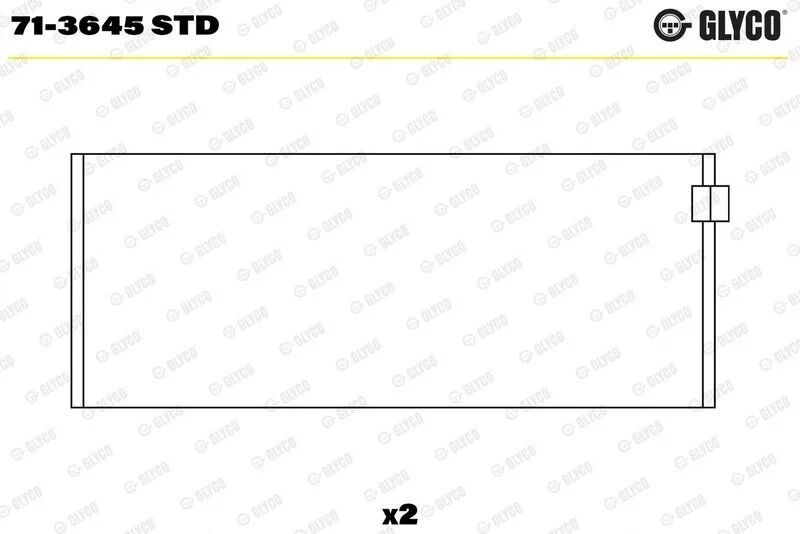 GLYCO YATAK 601/604 KOL  STD TURBO 1 SILINDIR (A6020301560)