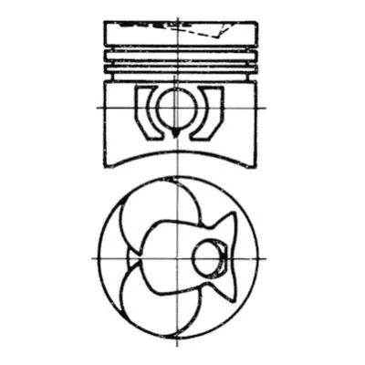 KOLBENSCHMIDT PİSTON SEKMAN STD M616/M617 (93444600)