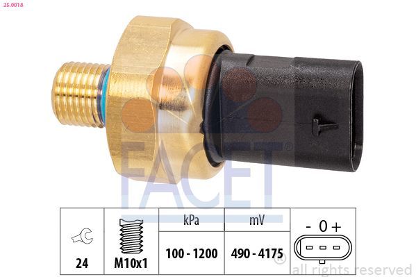 HERTH+BUSS YAKIT BASINÇ MÜŞÜRÜ W205/W213/W222-M656 (A0009050603)
