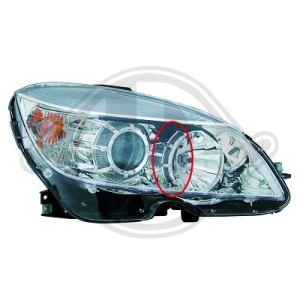 MAGNETI MARELLI FAR-ÖN-C W204-HALOJEN-SOL (A2048200161)
