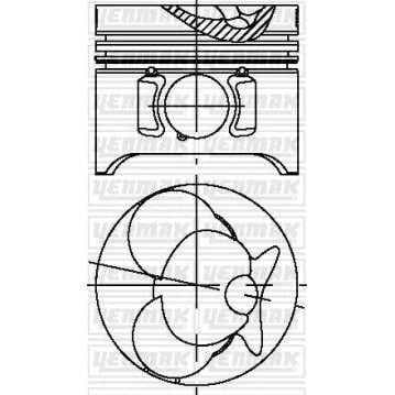 NURAL PİSTON.601 89.00 MM   VITO 110 D ( 603 M LA) 28 MM 020 KISA (A6030302117)