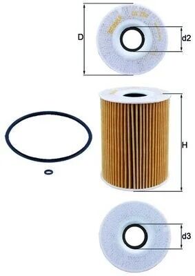 MAHLE KNECHT YAĞ FILTRESI M629 (A6291800109)