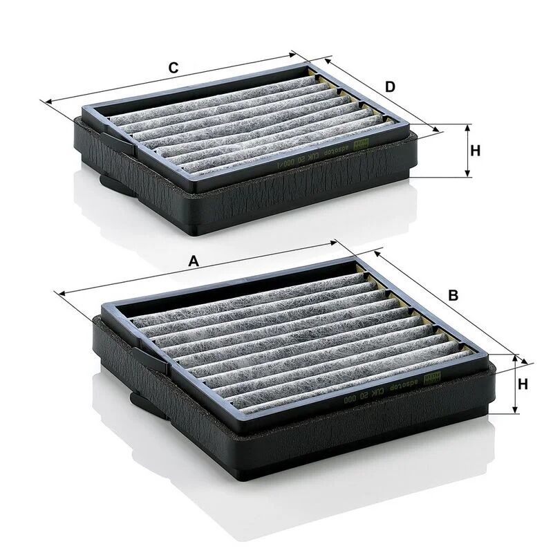 MANN-HUMMEL KLİMA FİLTRESİ W203 (KARBONLU) (A2038300518)