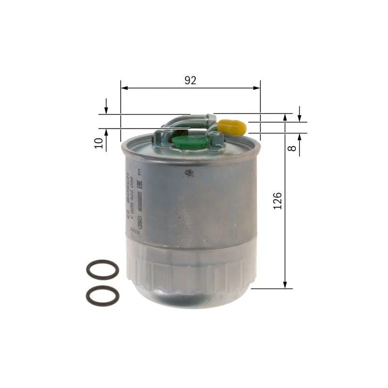 BOSCH YAKIT FİLİTRESİ 646/647    906 SPR/639/169/203/245 (A6420920501)
