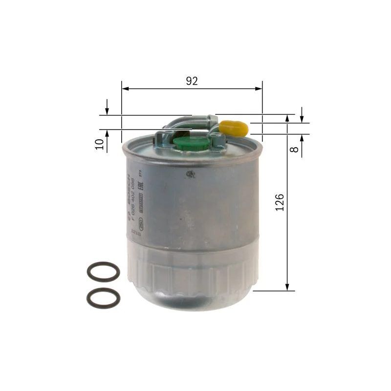 BOSCH YAKIT FİLİTRESİ 646/647    906 SPR/639/169/203/245 (A6420920501)