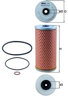 MAHLE KNECHT YAĞ FILTRESI M119 W140 400 500 (A1191800009)