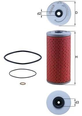 MAHLE KNECHT YAĞ FILTRESI M119 W140 400 500 (A1191800009)