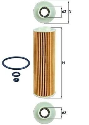 MAHLE KNECHT YAĞ FILTRESI M271 W203 W204 W209 W211 (A2711800009)