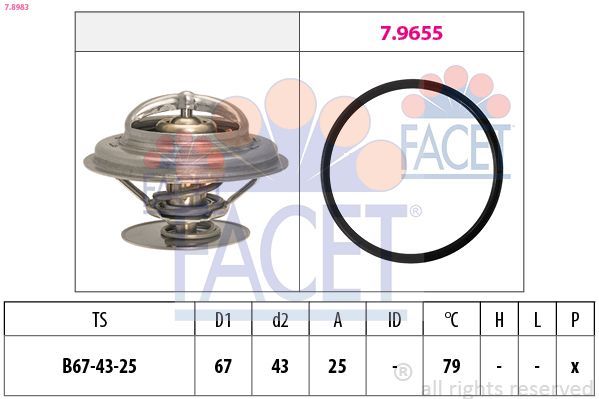 CORALS TERMOSTAT 79? W112/W113/W202/W203/W208/W209/W210/W211/W220 (A0052032775)
