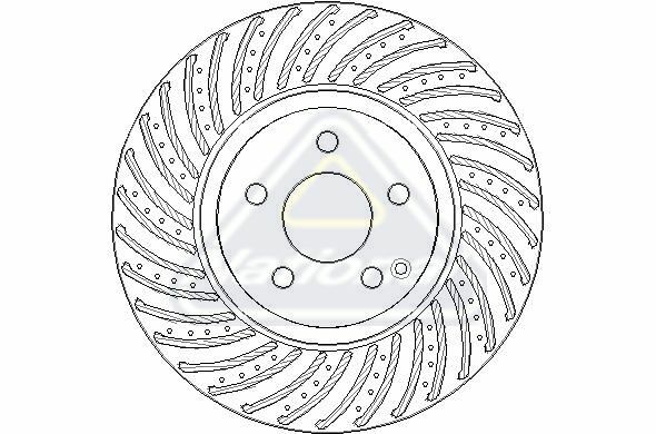HELLA PAGID ÖN FREN DİSKİ. W204-207-212. DELİKLİ. E200-250-300. (A2044211012)