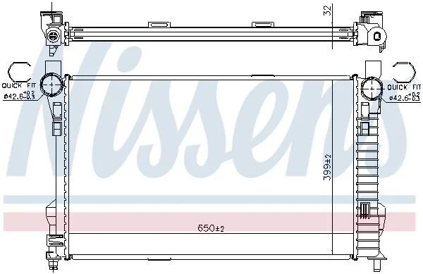 NISSENS SU RADYATÖRÜ W203 (62784A)