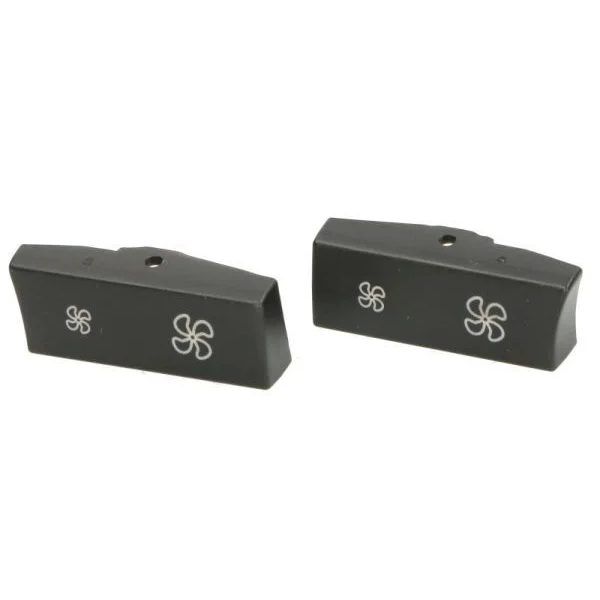 KYBURG PANEL KLIMA DÜĞMESI SET 11 ADET F10 F11 F18 F01 F02 SIYAH (61319313922)
