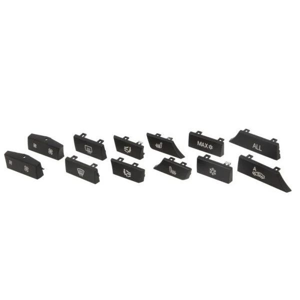 KYBURG KLIMA AYAR DÜĞMESI 2 LI F10 F11 F12 F01 F02 F04 F06 F07 SIYAH (61319313923)