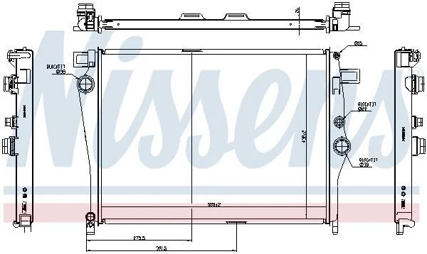 NISSENS RADYATÖR 205  626 (A0995006903)