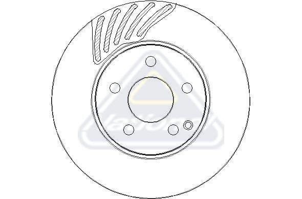 HELLA PAGID ÖN FREN DİSKİ. W204-172-207-212.  C.E 200-250 CGI. (A2124211312)