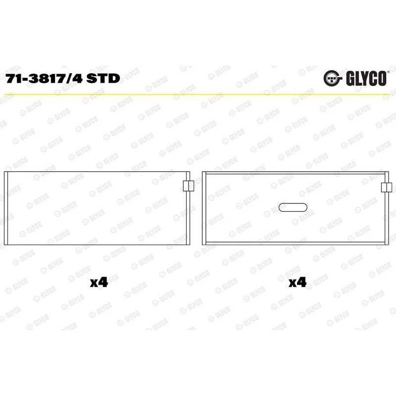 GLYCO YATAK 111/102 KOL  STD  (71 3605/4) (A1020384210)