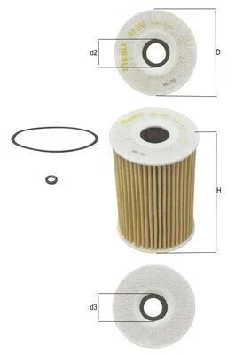 MAHLE KNECHT YAĞ FILTRESI M642 (A6421800009)