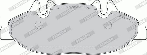 FERODO ÖN FREN BALATASI. W639. VİTO. (A0064204320)
