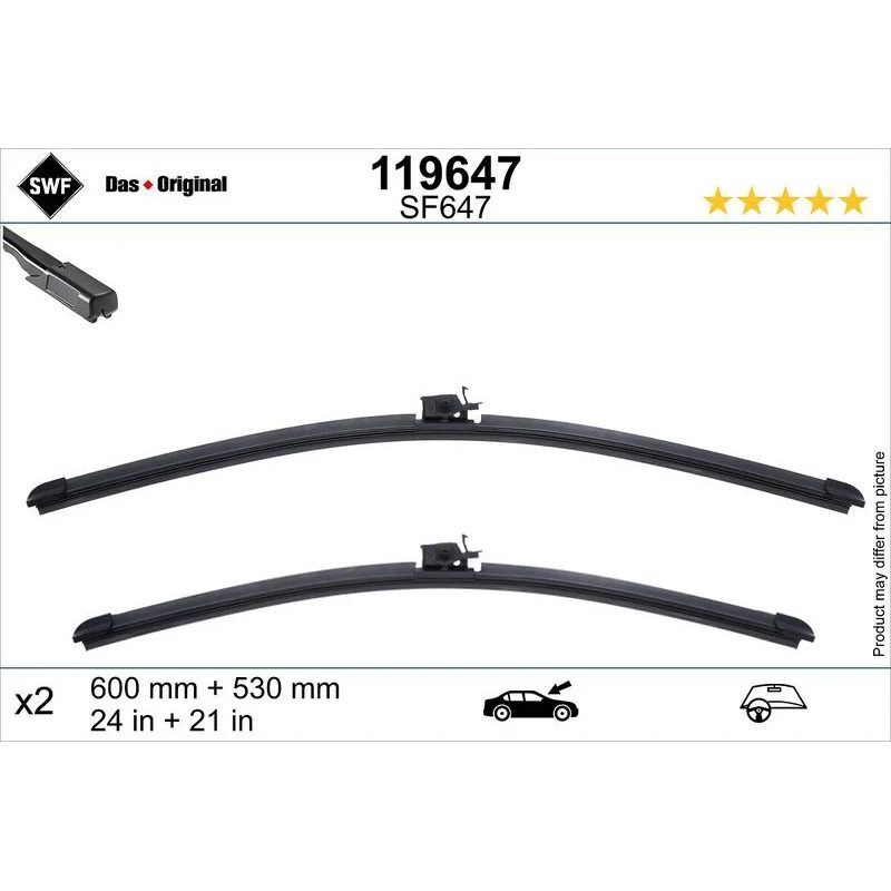 SWF SİLECEK TAKIM FLAT W247/243 GLB/EQB 60+53 CM (A2478201202)