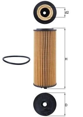 MAHLE KNECHT YAĞ FILTRESI M157 M278 (A2781800009)
