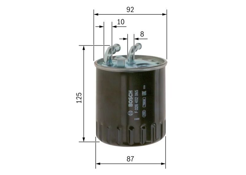 BOSCH YAKIT FİLİTRESİ 640/642/651   204/212 (A6420920201)