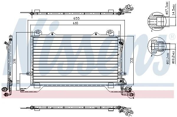 NISSENS KLİMA RADYATÖRÜ W210 (A2108300470)