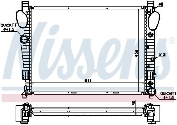 NISSENS RADYATÖR 220 CDI (62547A)