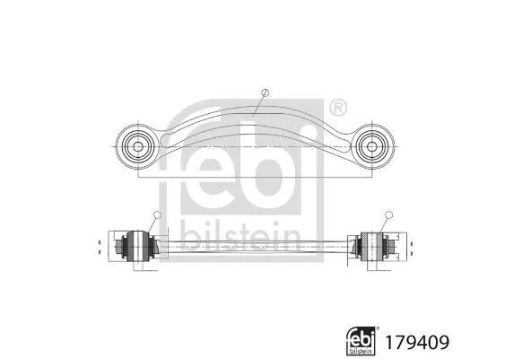 FEBI BUGİ KOLU 204/207/212 SAĞ ÜST (A2043502206)