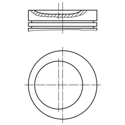 SONNE PISTON M43 84.00 (11251247319)