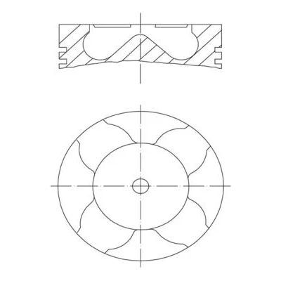 SONNE PISTON M47N 84.00 (11247790515)
