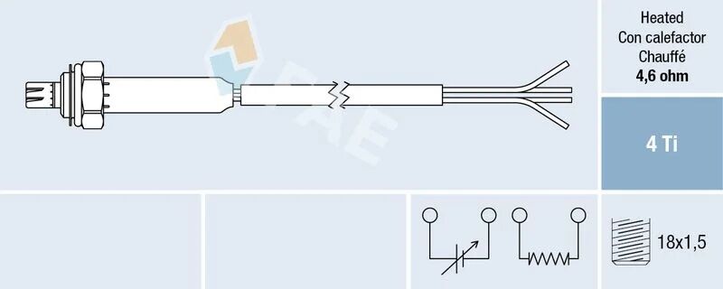 FAE LAMBDA SENSÖRÜ E34 M50 (11781730025)