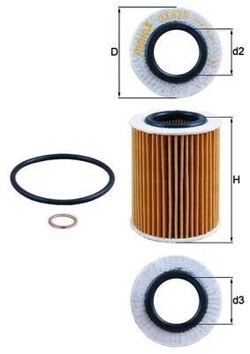 MAHLE KNECHT YAĞ FILTRESI N13 F20 F30 (11427635557)