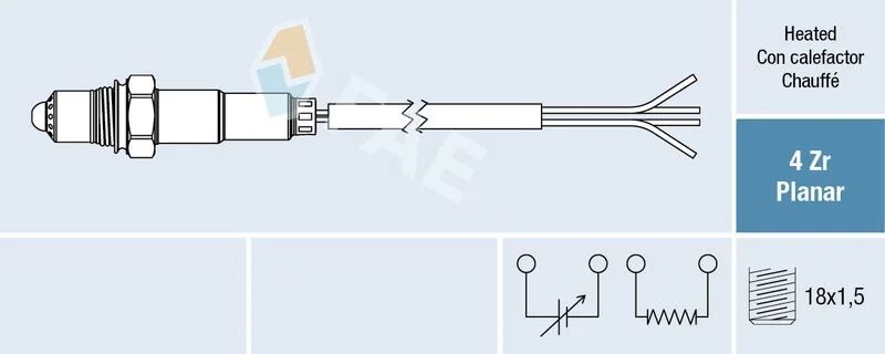 FAE LAMBDA SENSÖRÜ E70 E83 E90 N52 (11787545075)