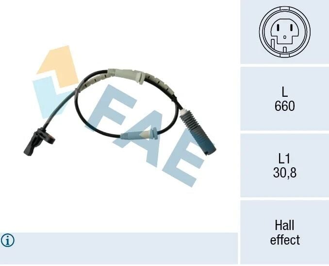 FAE ABS SENSÖRÜ E81 E82 E87 E88 11 03 09 12 E90 E91 E92 E93 01 05 05 12 (34526870075)
