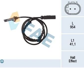 FAE ABS SENSÖRÜ ARKA F07 F10 F11 (34526775866)