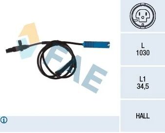 FAE ABS SENSÖRÜ ARKA E38 1999 01 (34526756374)