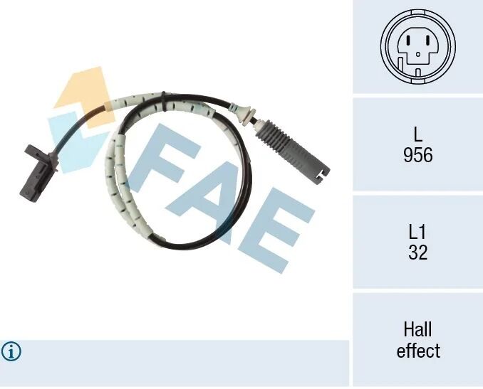 FAE ABS SENSÖRÜ E81 E82 E87 E88 11 03 09 12 E90 E91 E92 E93 01 05 05 12 (34526870076)