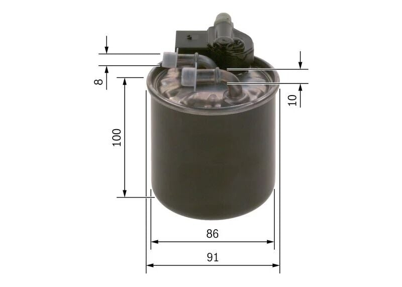 BOSCH YAKIT FİLİTRESİ 642 (A6420906052)