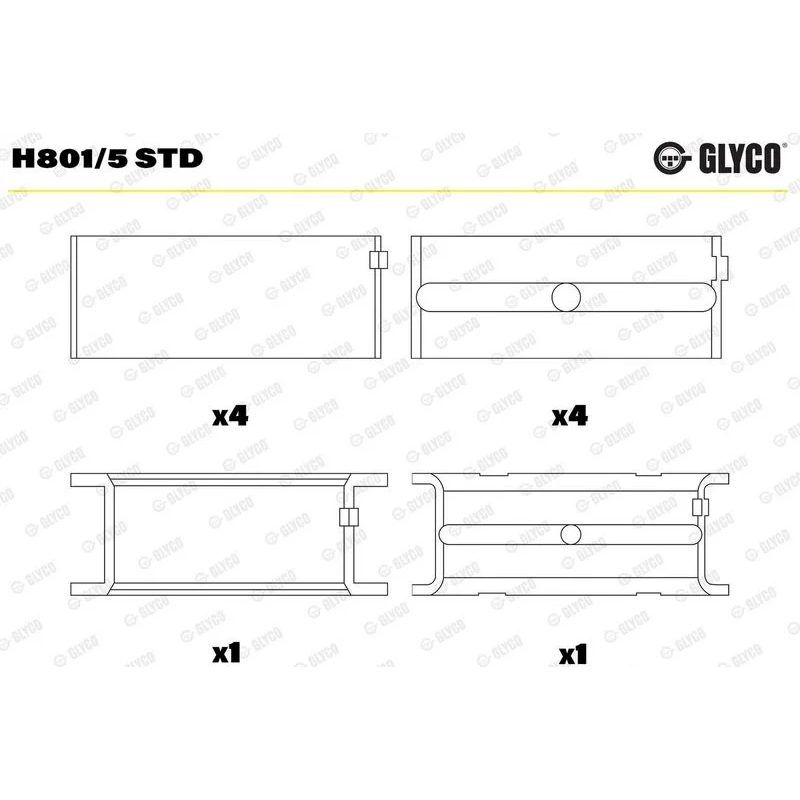 GLYCO YATAK 8 SİL. ANA STD (A1160300540)