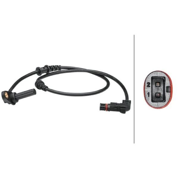 HELLA ABS SENSÖRÜ ÖN SAĞ W212/W218 (A2129053403)