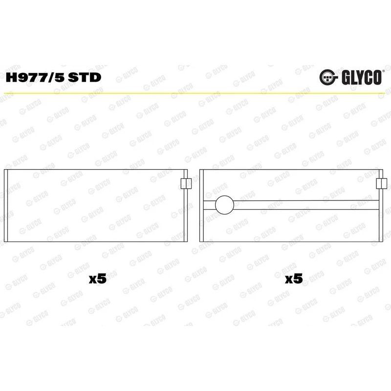 GLYCO YATAK 102 ANA  STD KALIN (A1020301540)