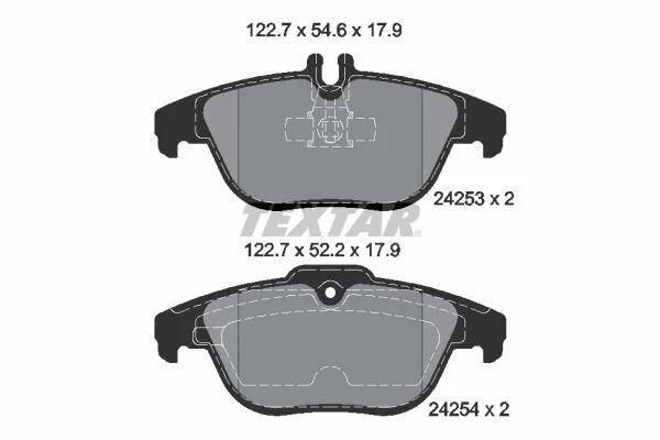 TEXTAR FREN BALATASI 204/207 ARKA / GLK (A0054200720)
