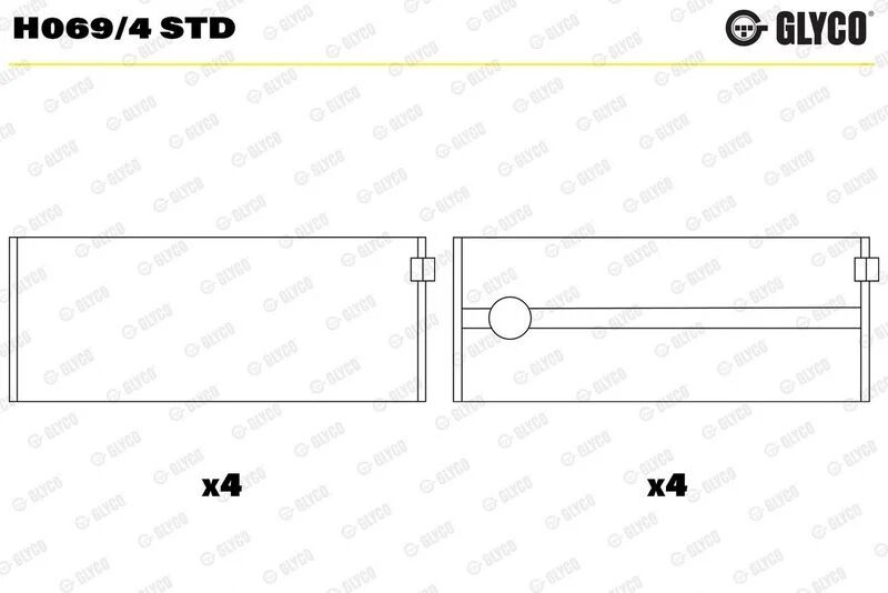 GLYCO YATAK 112 ANA  STD (A1120300040)