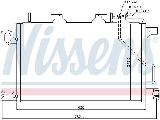 NISSENS KLİMA RADYATÖRÜ 203 (A2035000854)