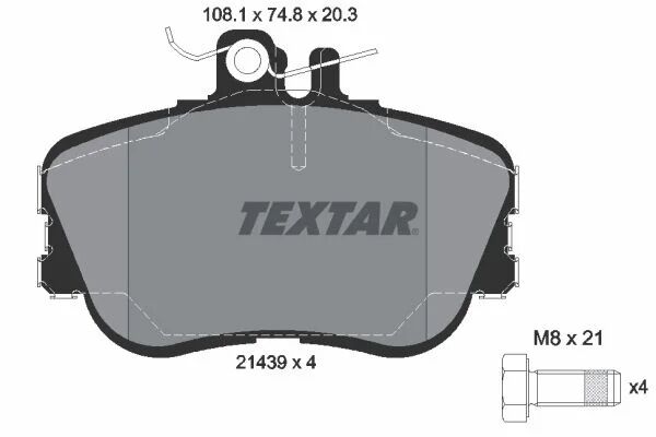 TEXTAR FREN BALATASI 202 ÖN (A0024202220)